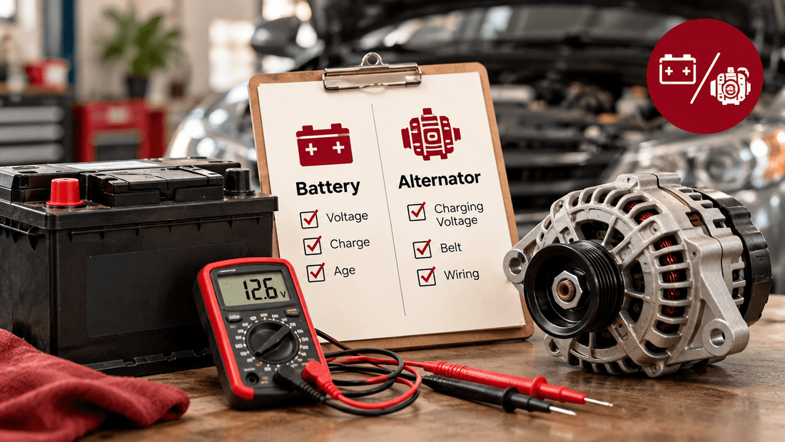 Battery versus alternator diagnostic setup — C.A. Sage DIYER Auto