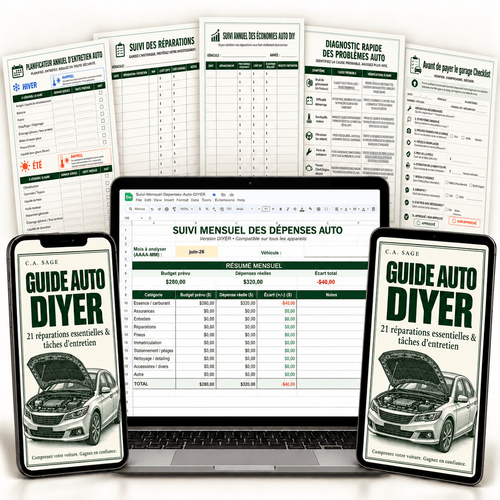 Guide auto DIYER avec 21 réparations et tâches d’entretien