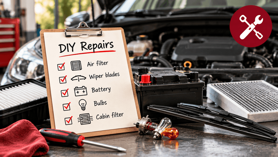 Beginner DIY car repairs checklist — C.A. Sage DIYER Auto