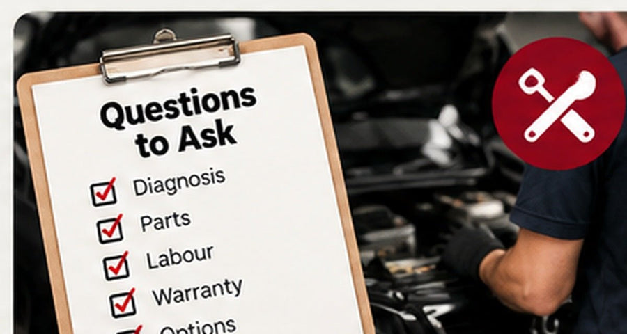 Questions to ask a mechanic — C.A. Sage