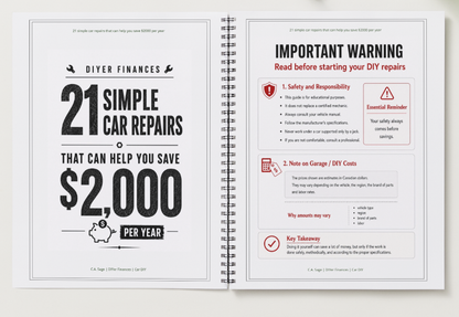 Spiral Notebook - DIYER Car Guide Auto DIYER