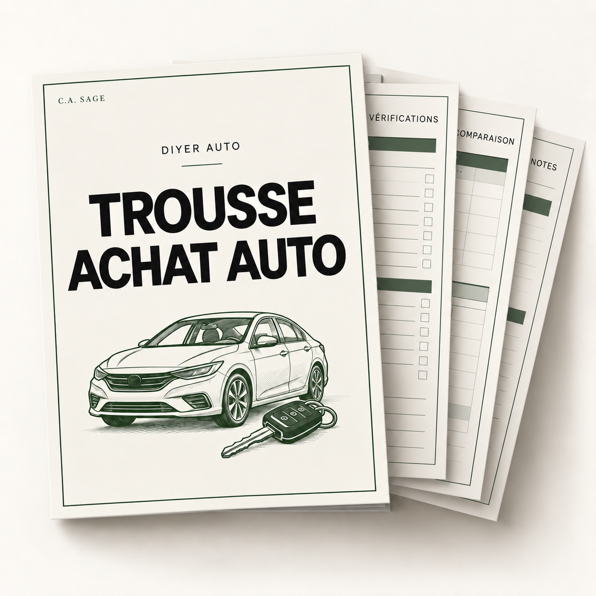 Trousse Achat auto éclairé — DIYER Auto