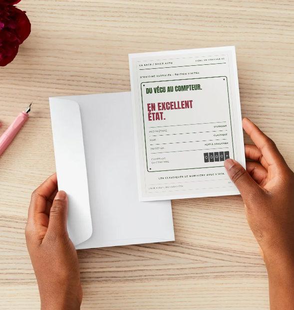 Ensemble de Cartes d’anniversaires DIY Auto - Téléchargement numérique - Français